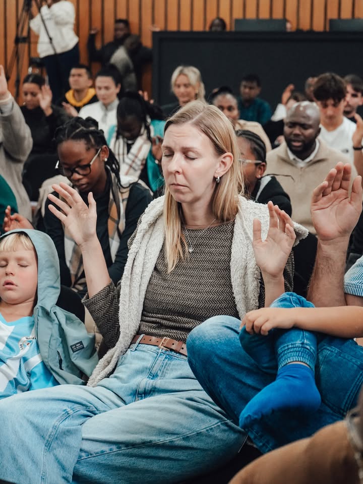 Worshippers at River Church Frankfurt on October 18, 2026, from the official Sunday service recap